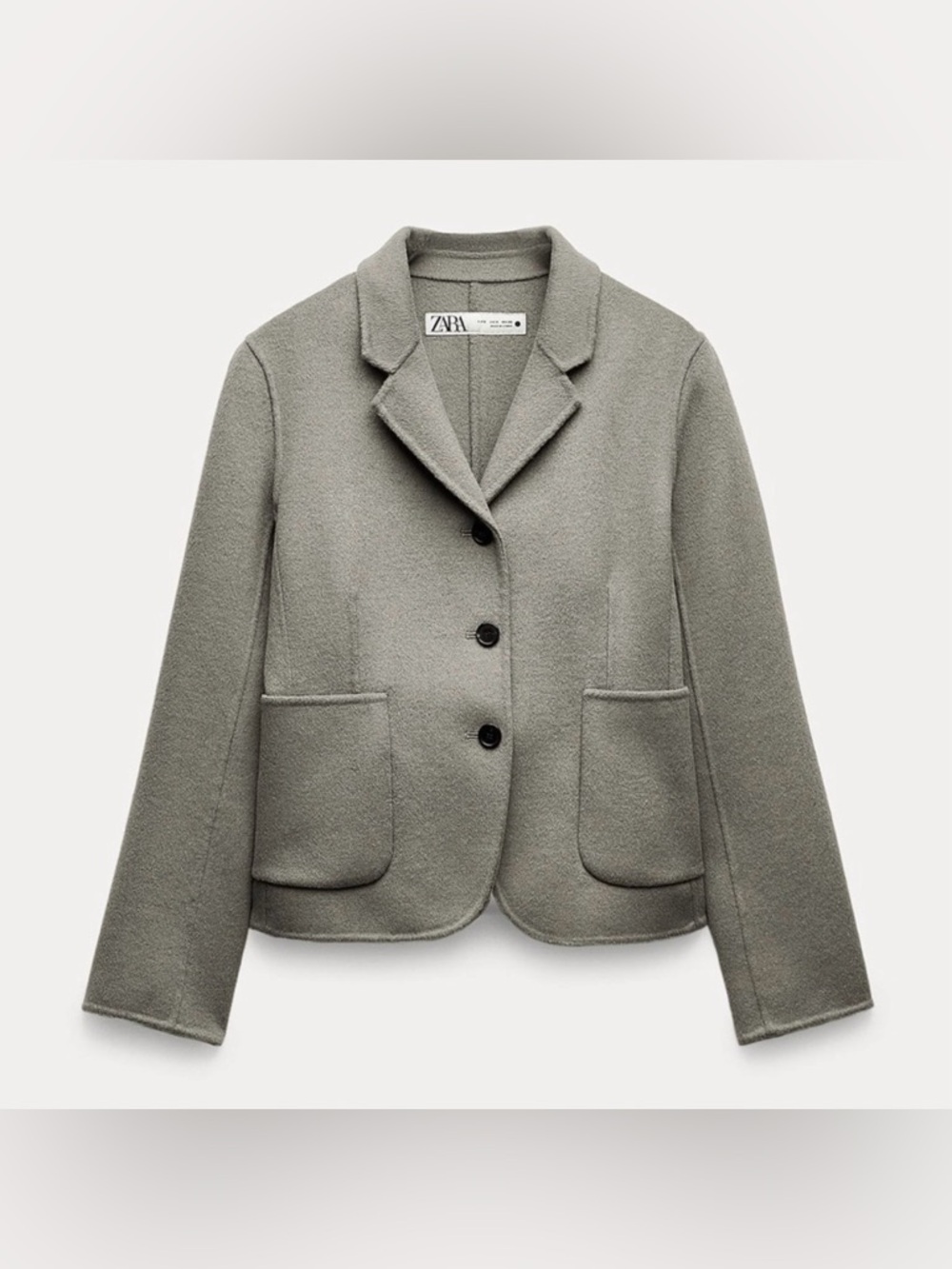 New ZARA Fitted Wool Blazer